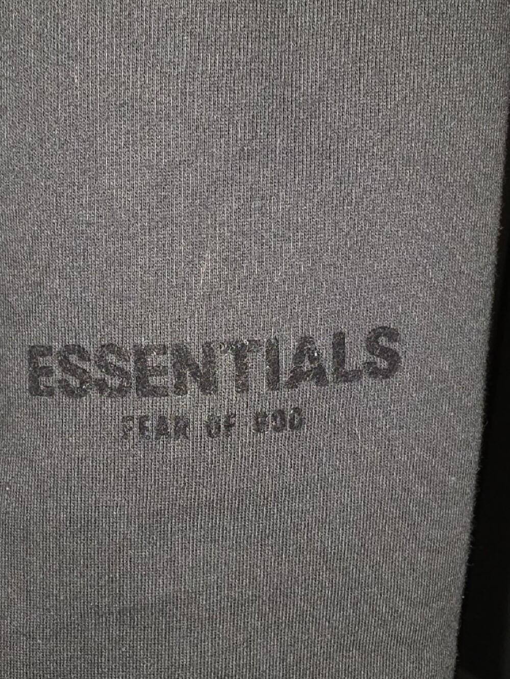 ESSENTIALS Fear of God Jet Black Men's Jogger Sweatpants - Picture 5 of 10